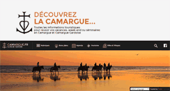 Desktop Screenshot of camargue.fr