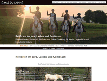 Tablet Screenshot of camargue.ch